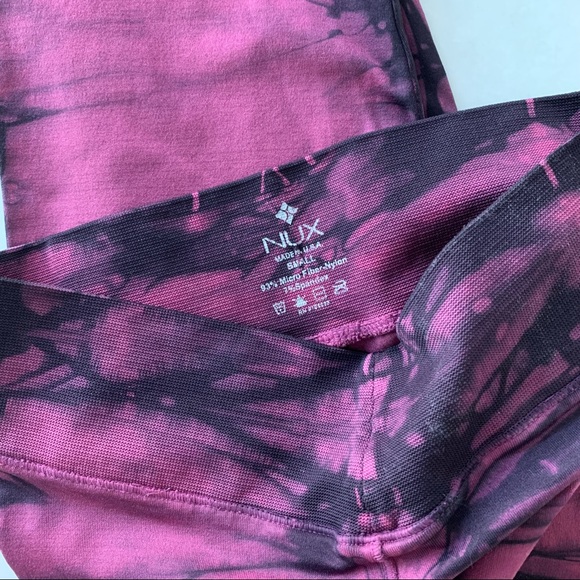 NUX Legging Bordeaux Tie Dye Wave Small - Picture 6 of 6